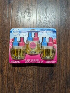 Febreze Plug Refill 3-Pack Downy April Fresh Scent 78 mL (2.63 fl oz)